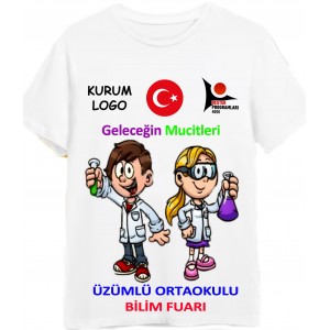 Bilim Fuarı Tişört -9