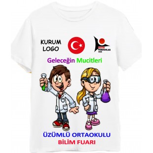 Bilim Fuarı Tişört -9