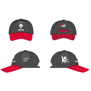 Bilim Fuarı Şapka -Siyah (Görünürlük Rehberine Uygun)