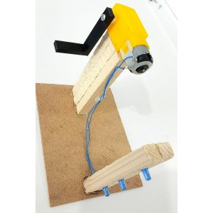 HAREKET ENERJİSİ İLE ELEKTRİK ÜRETME LED YAKMA PROJESİ
